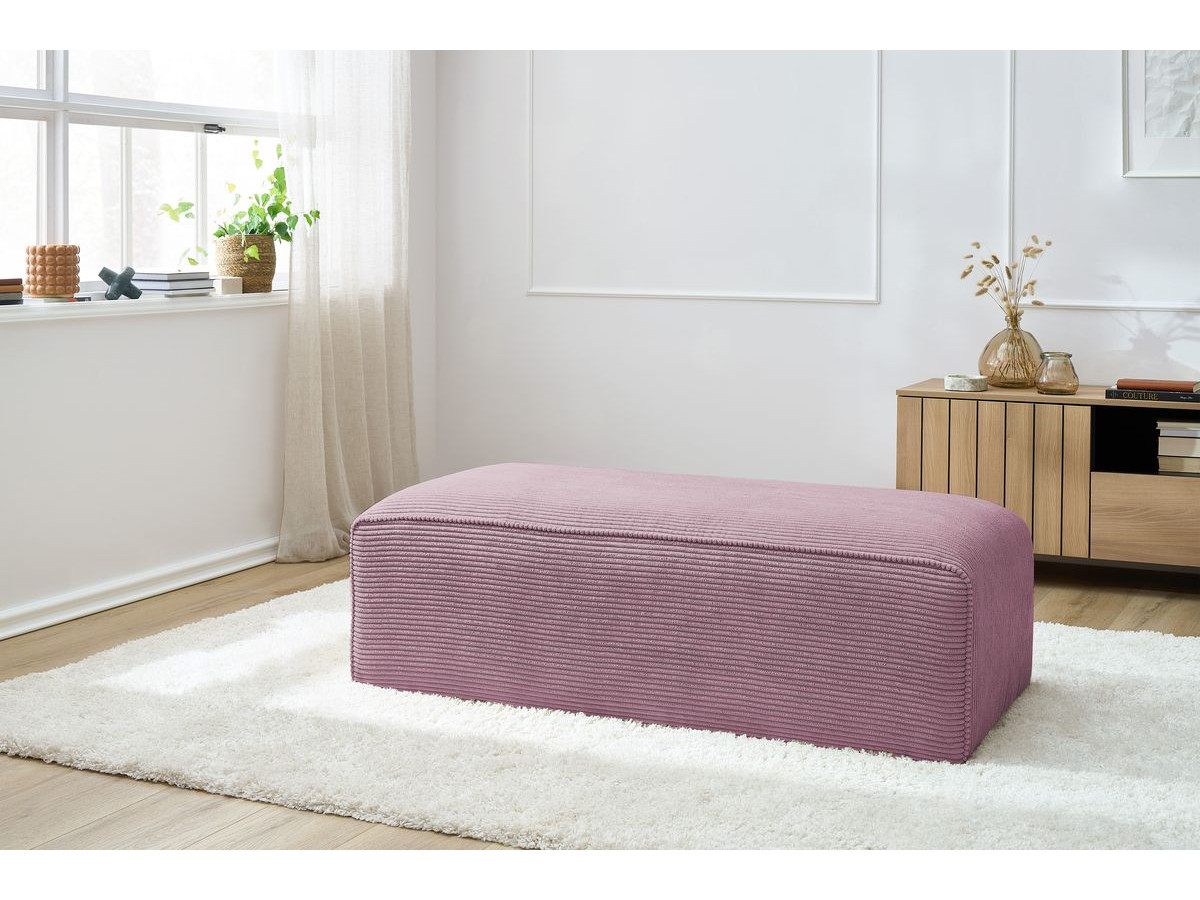 Poef voor modulaire bank MEGEVE corduroy stof