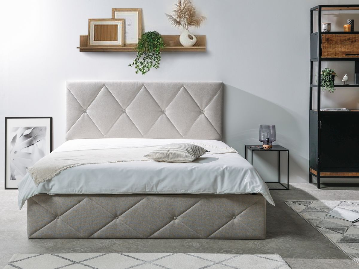 SIXTINE gestoffeerd opbergbed