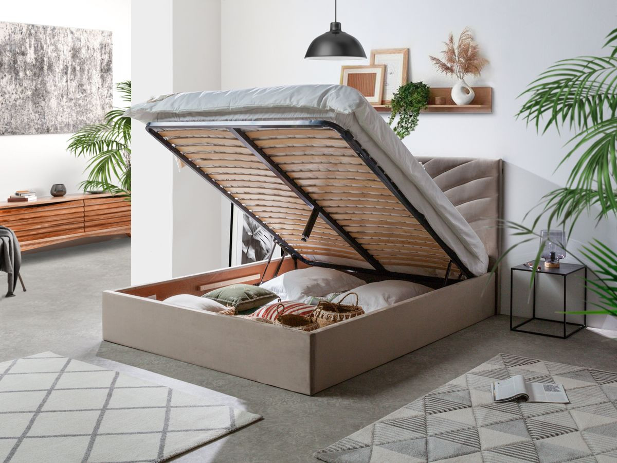 PALMYRE Fluwelen opbergbed
