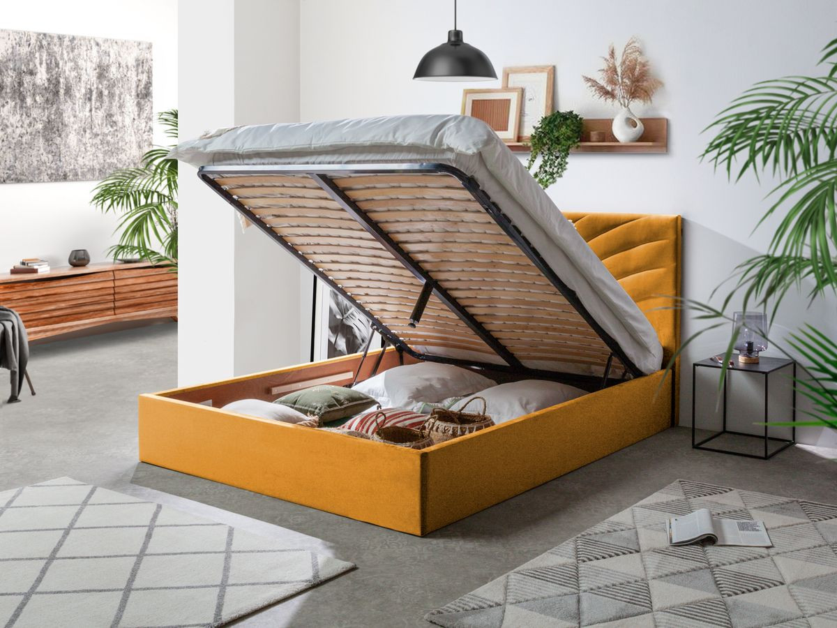 PALMYRE Fluwelen opbergbed