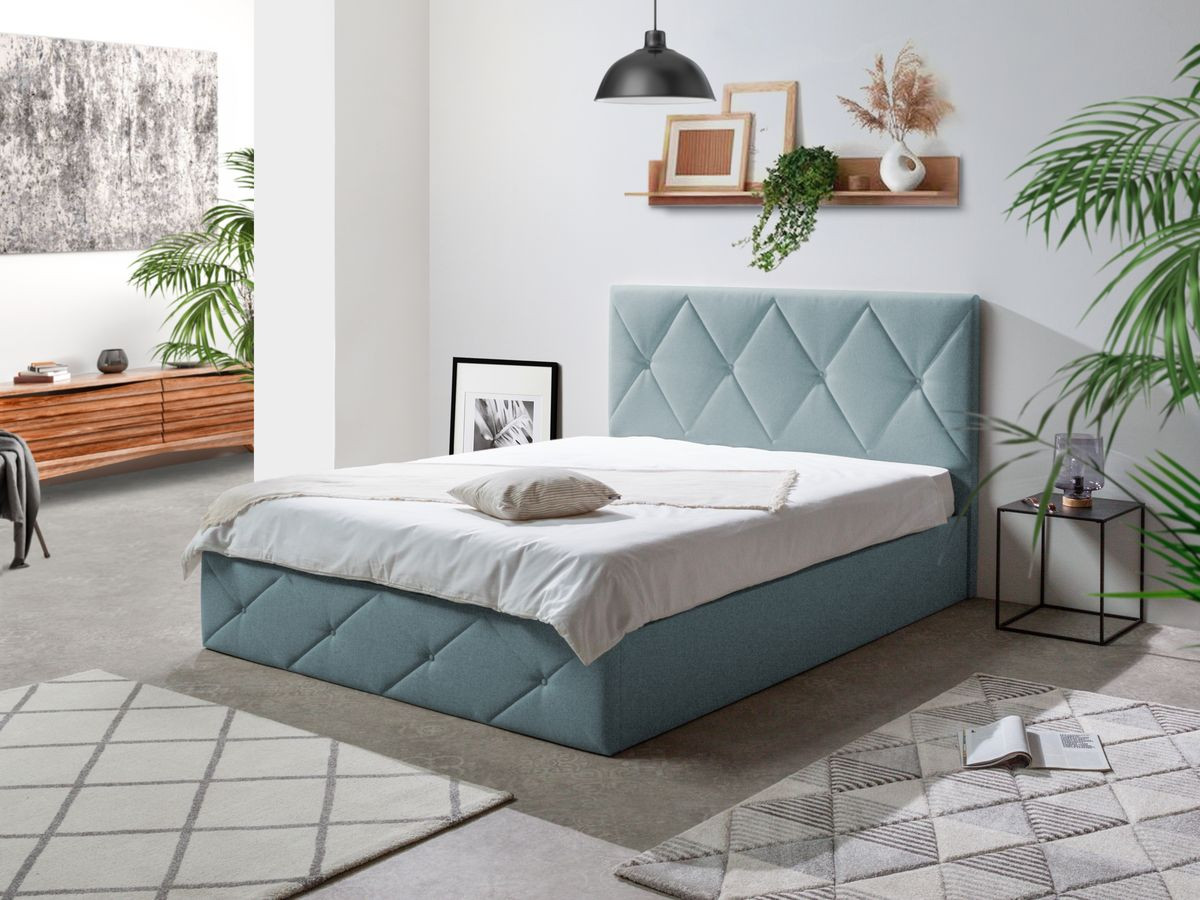 SIXTINE gestoffeerd opbergbed