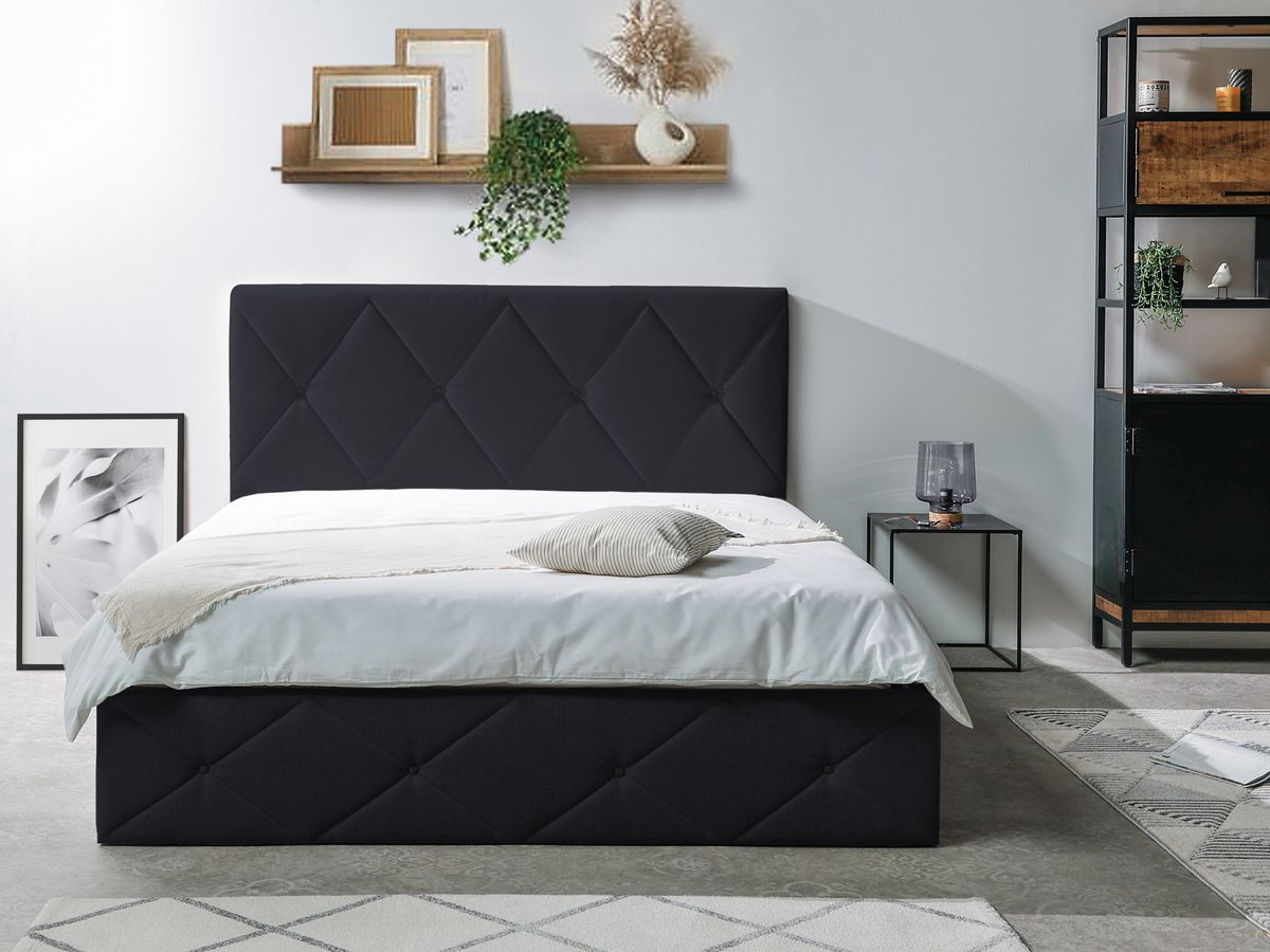 SIXTINE gestoffeerd opbergbed