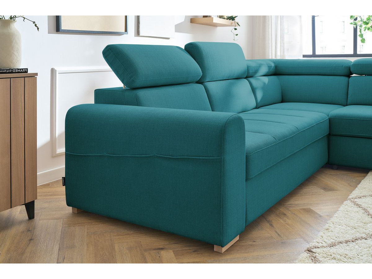 Canapé d'angle convertible coffre ARMAND