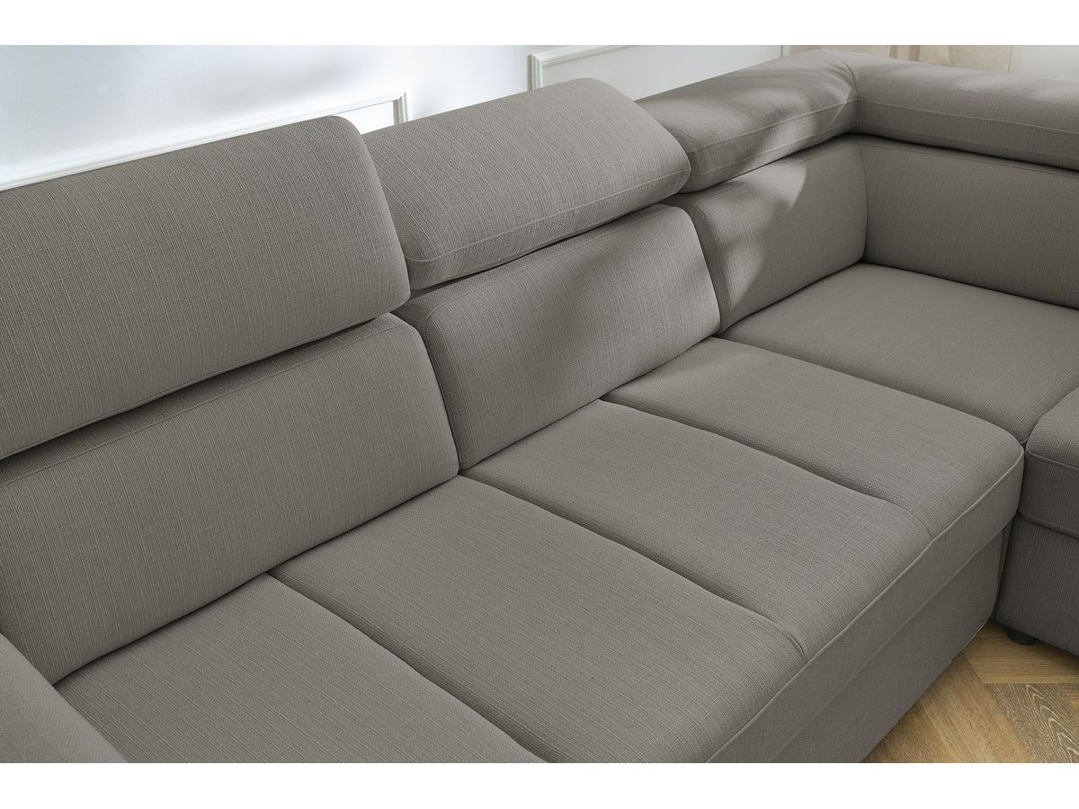 Canapé d'angle convertible coffre ARMAND