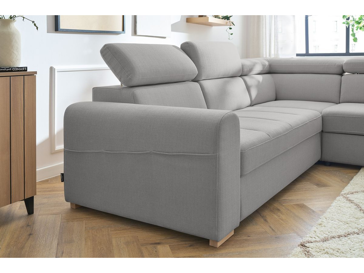 Canapé d'angle convertible coffre ARMAND