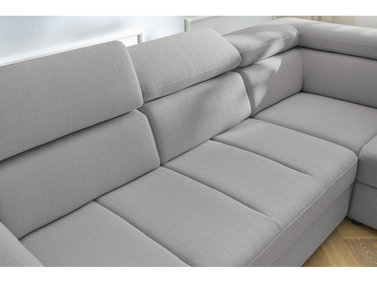 Canapé d'angle convertible coffre ARMAND