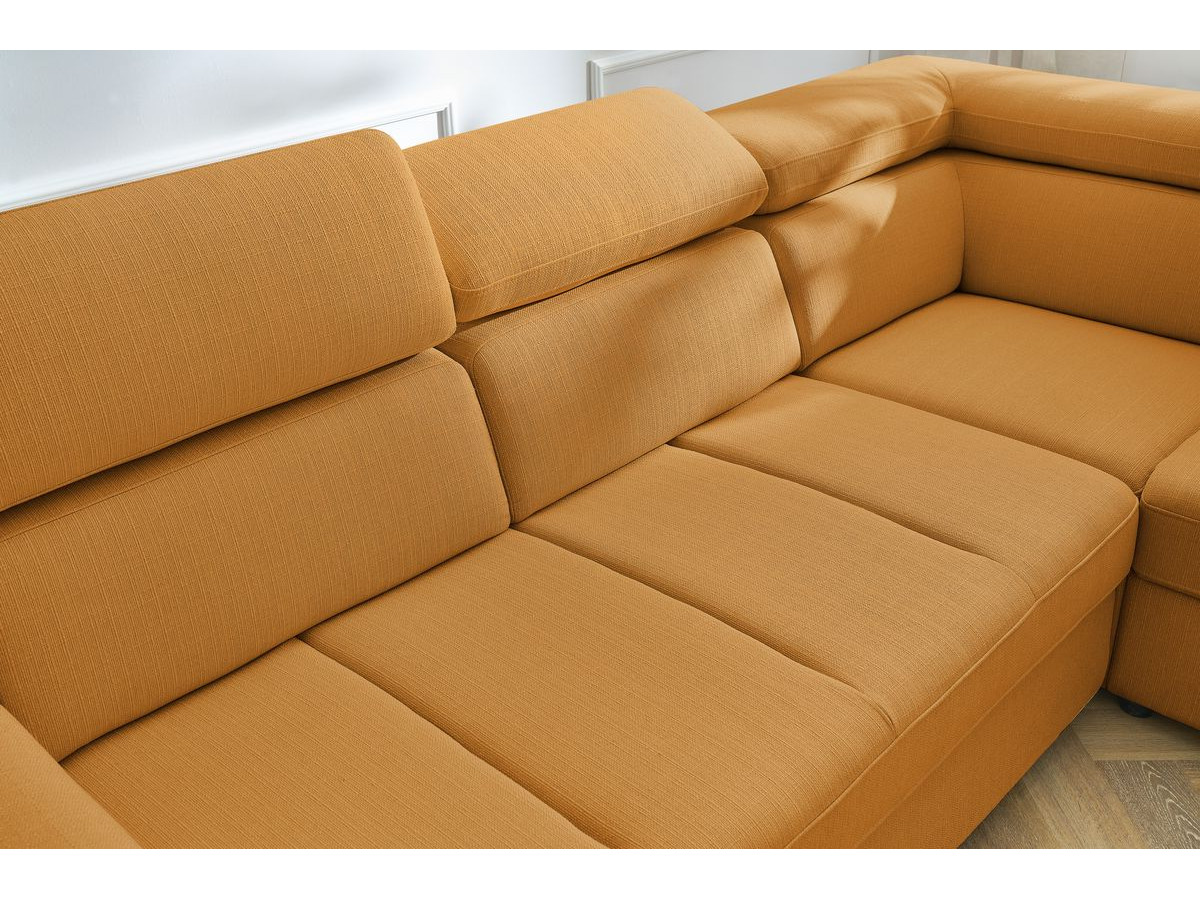 Canapé d'angle convertible coffre ARMAND