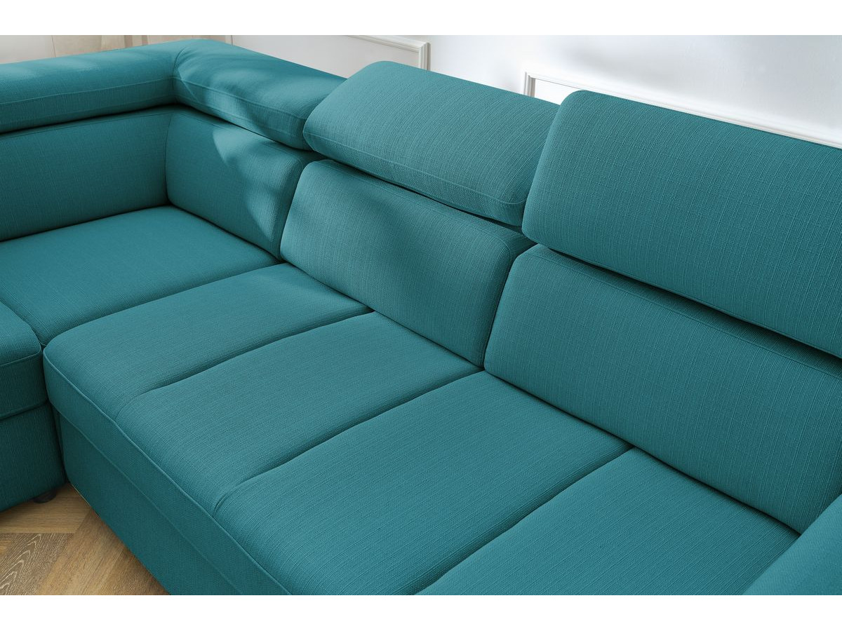 Canapé d'angle convertible coffre ARMAND
