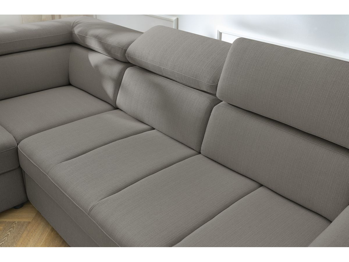 Canapé d'angle convertible coffre ARMAND