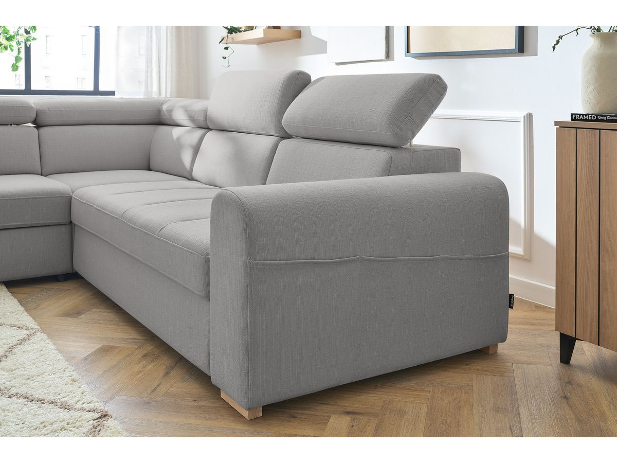 Canapé d'angle convertible coffre ARMAND