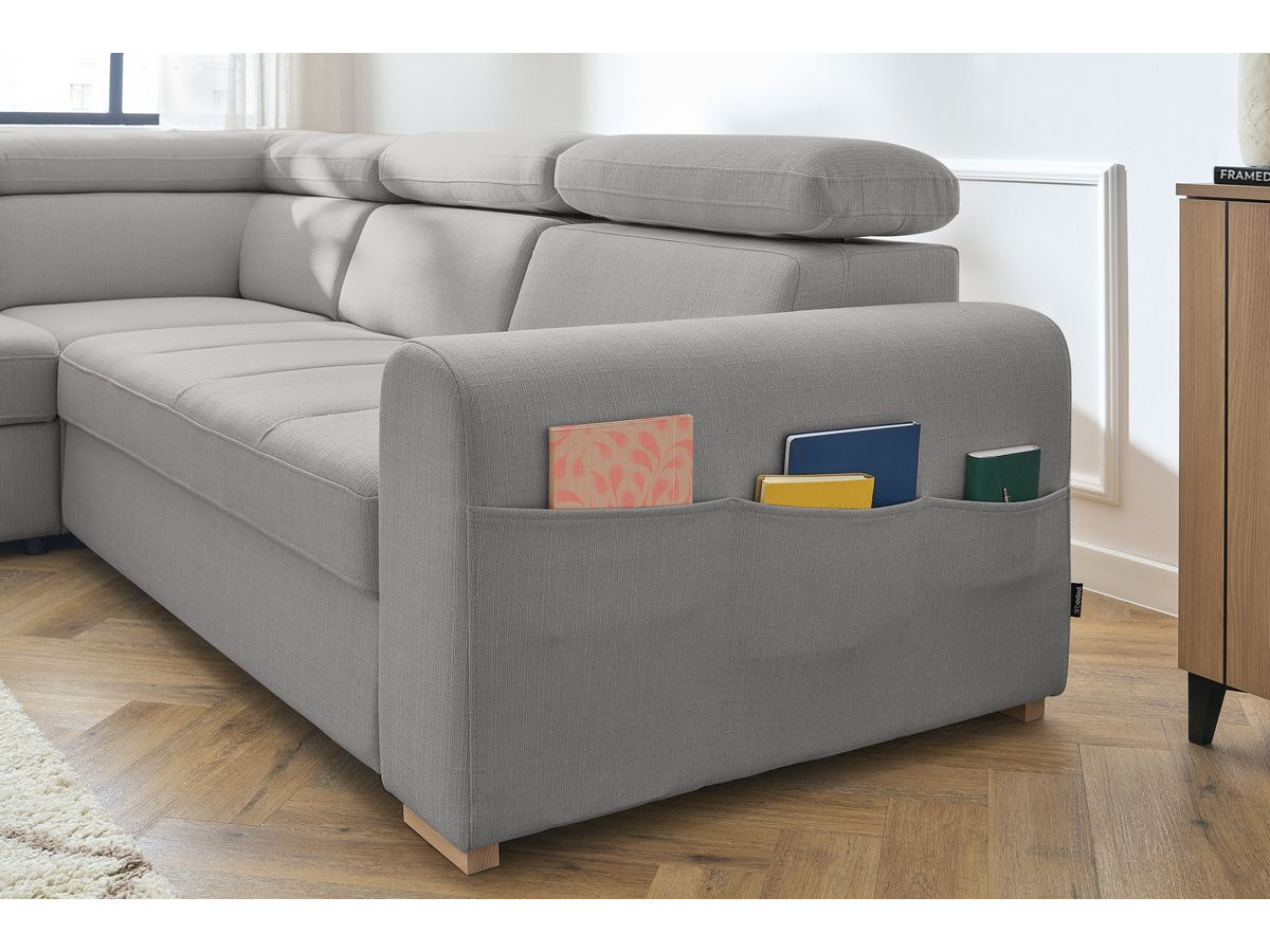 Canapé d'angle convertible coffre ARMAND