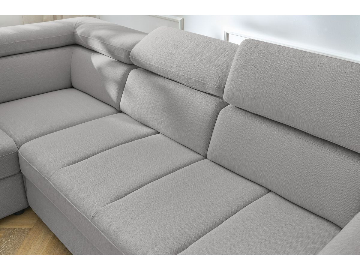 Canapé d'angle convertible coffre ARMAND