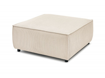 Pouf pour canapé modulable NIHAD tissu velours côtelé
