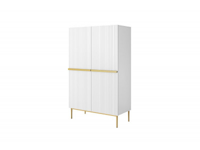 Buffet haut 2 portes 100 cm KASHA Pieds or