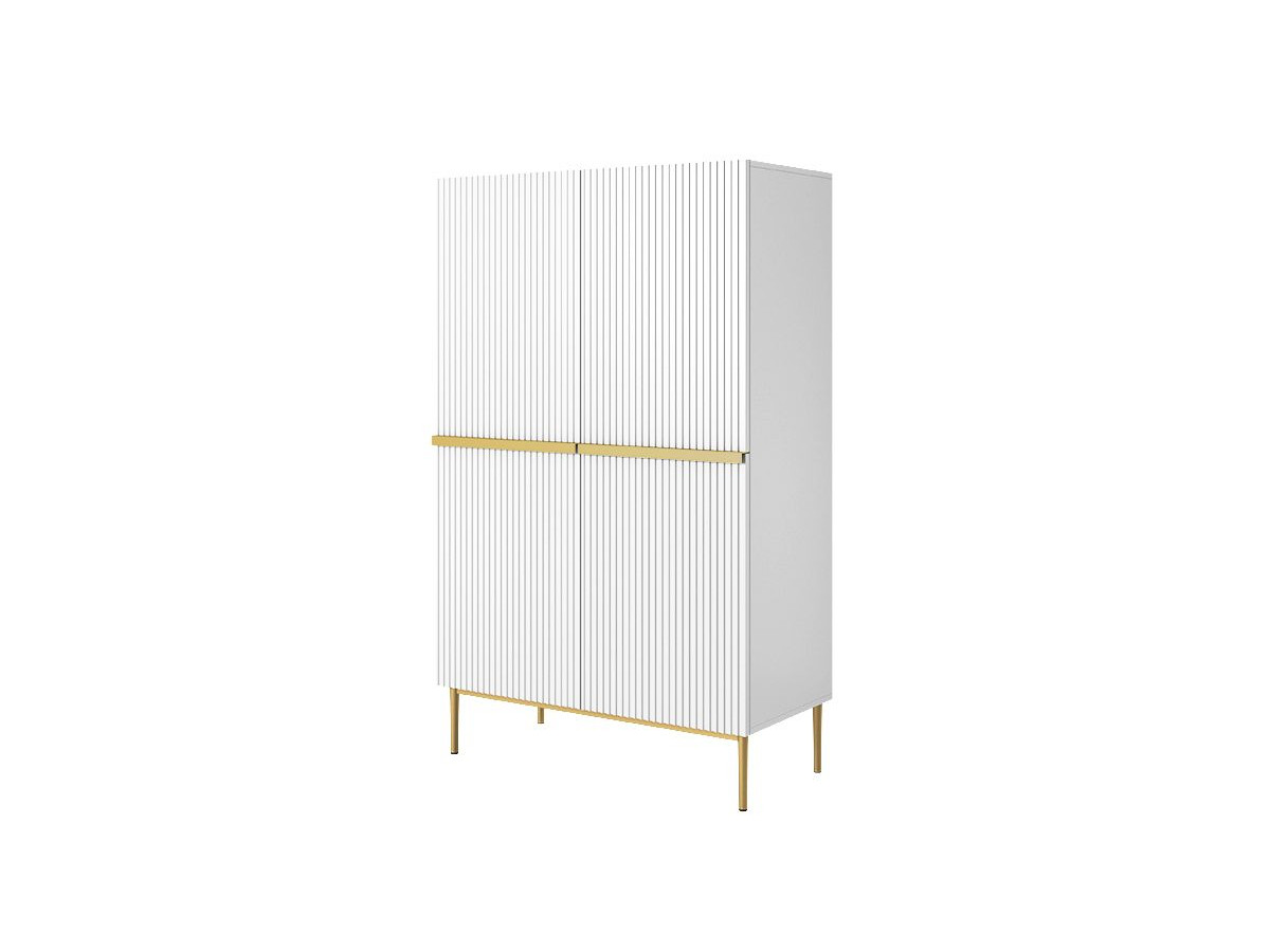 Buffet haut 2 portes 100 cm KASHA Pieds or
