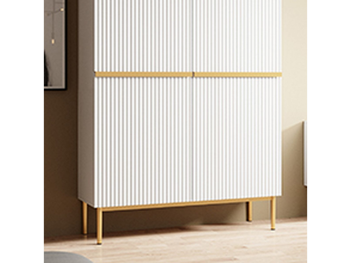 Buffet haut 2 portes 100 cm KASHA Pieds or