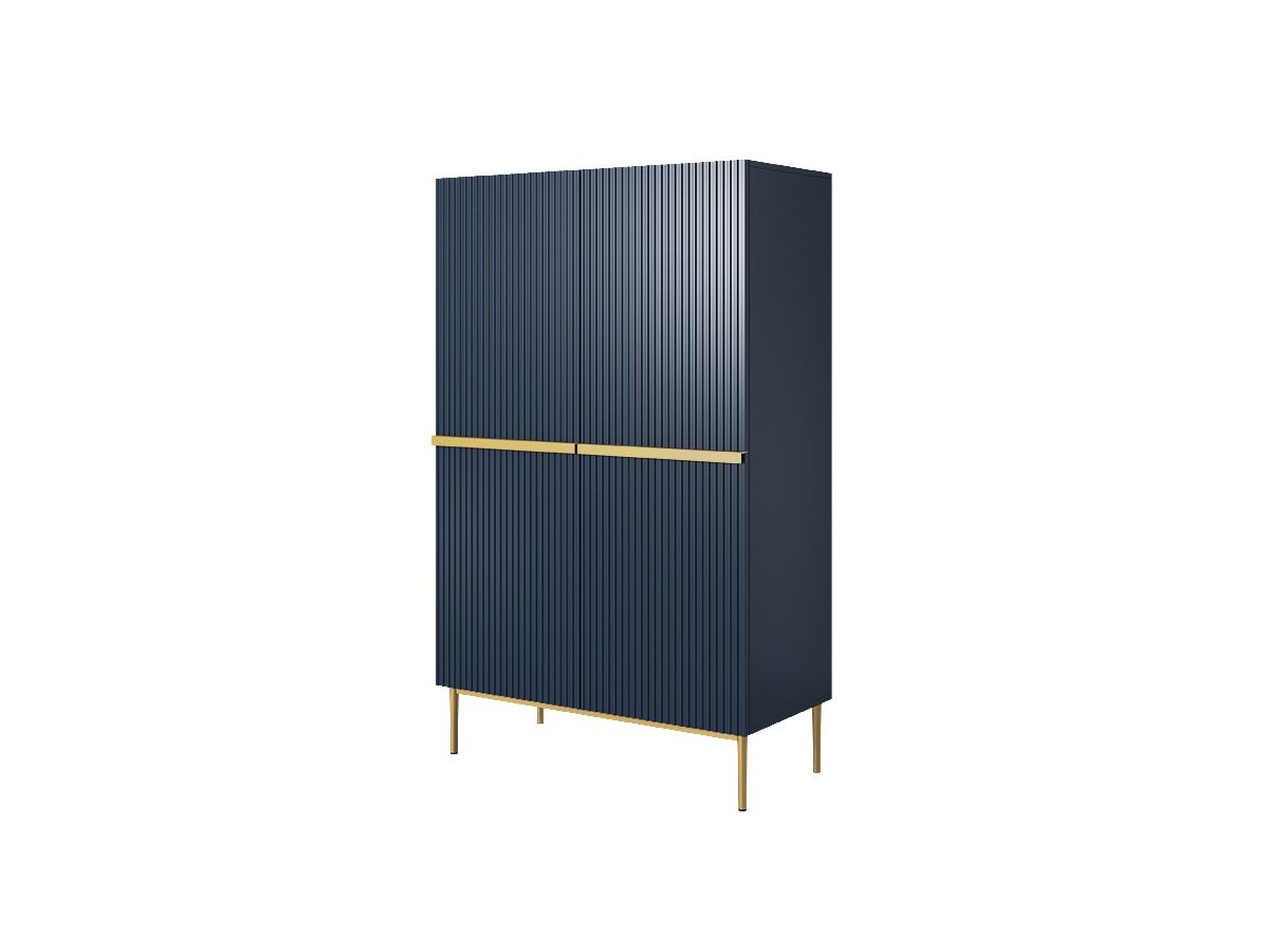 Buffet haut 2 portes 100 cm KASHA Pieds or