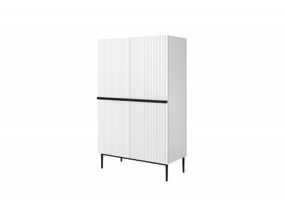 Buffet haut 2 portes 100 cm KASHA Pieds noir