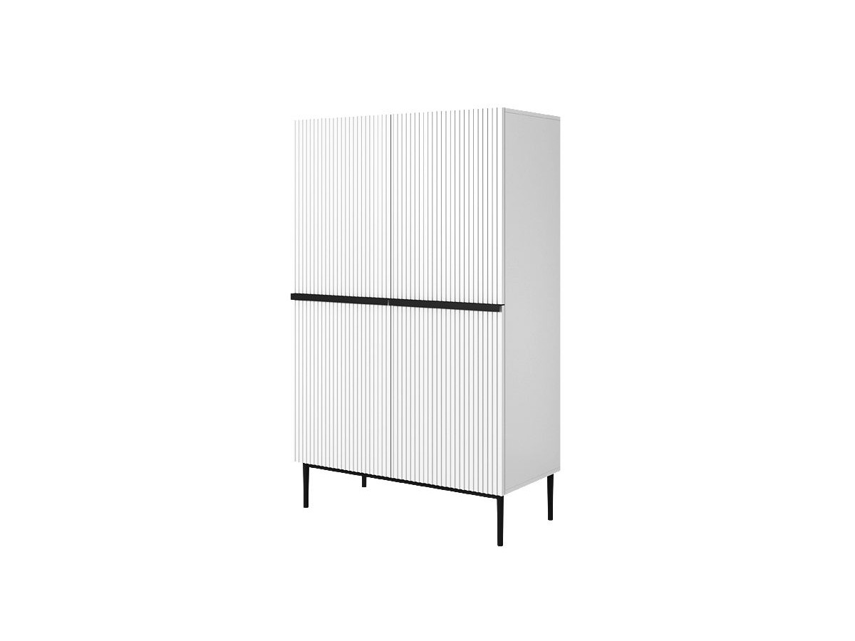 Buffet haut 2 portes 100 cm KASHA Pieds noir