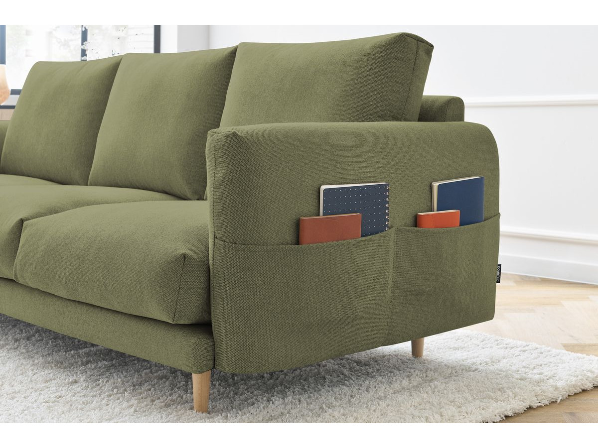 Sofa prosta stała 4-osobowa ZEBULON