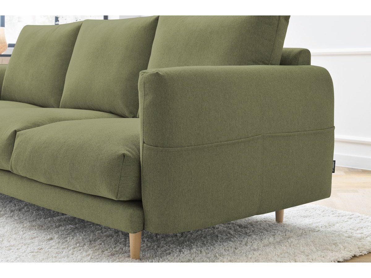 Sofa prosta stała 4-osobowa ZEBULON