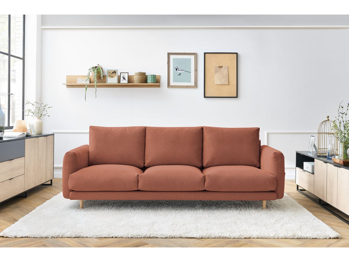 Sofa prosta stała 4-osobowa ZEBULON