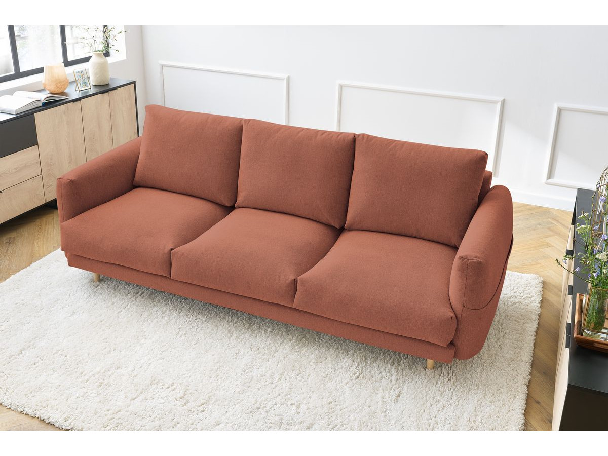 Sofa prosta stała 4-osobowa ZEBULON