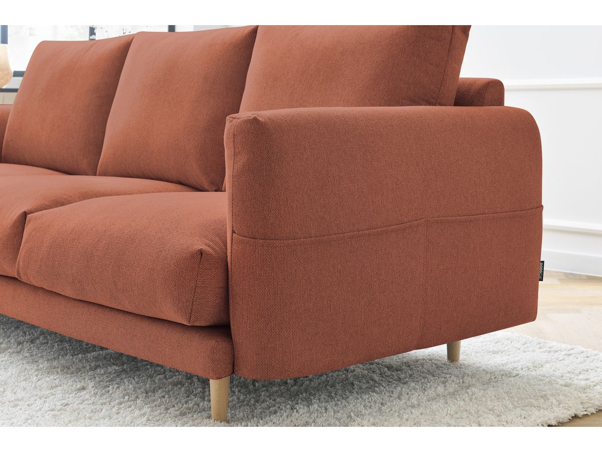 Sofa prosta stała 4-osobowa ZEBULON