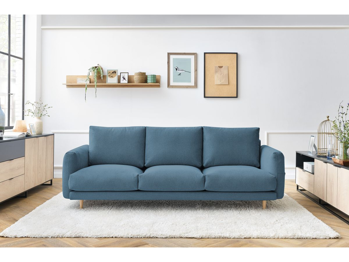 Sofa prosta stała 4-osobowa ZEBULON