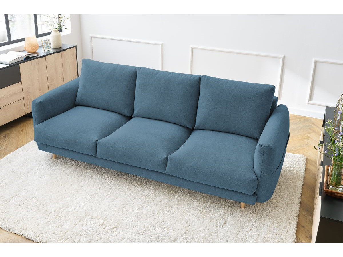 Sofa prosta stała 4-osobowa ZEBULON