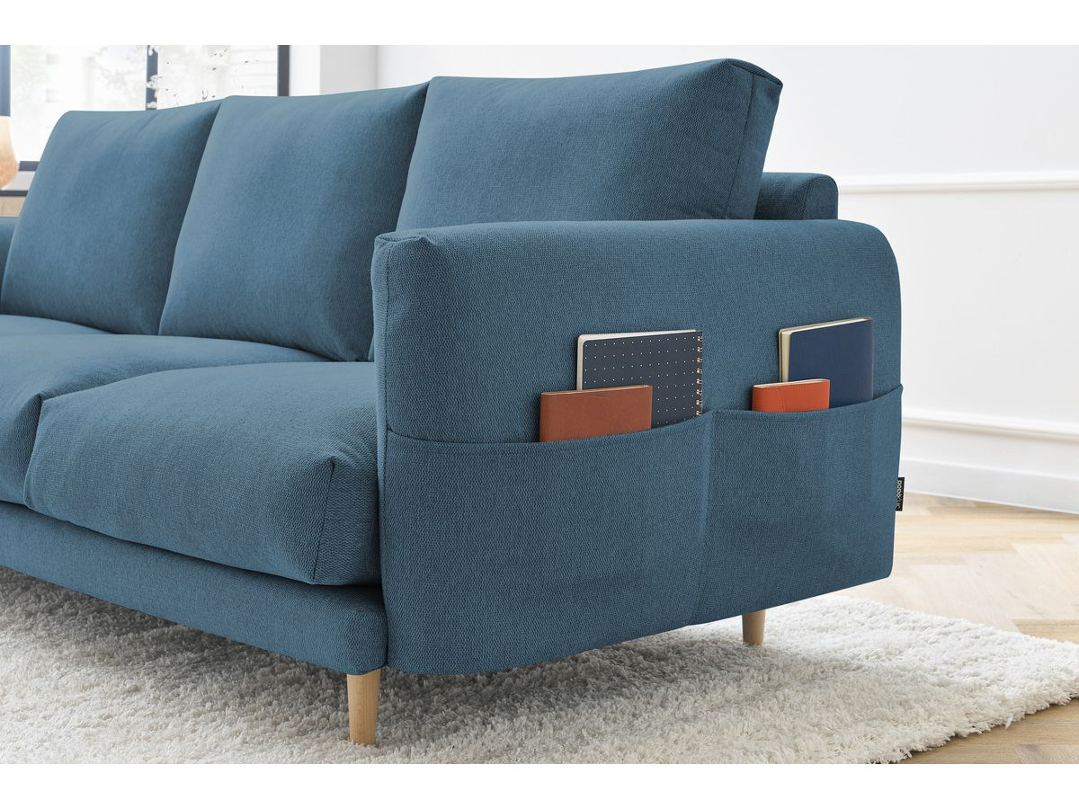 Sofa prosta stała 4-osobowa ZEBULON