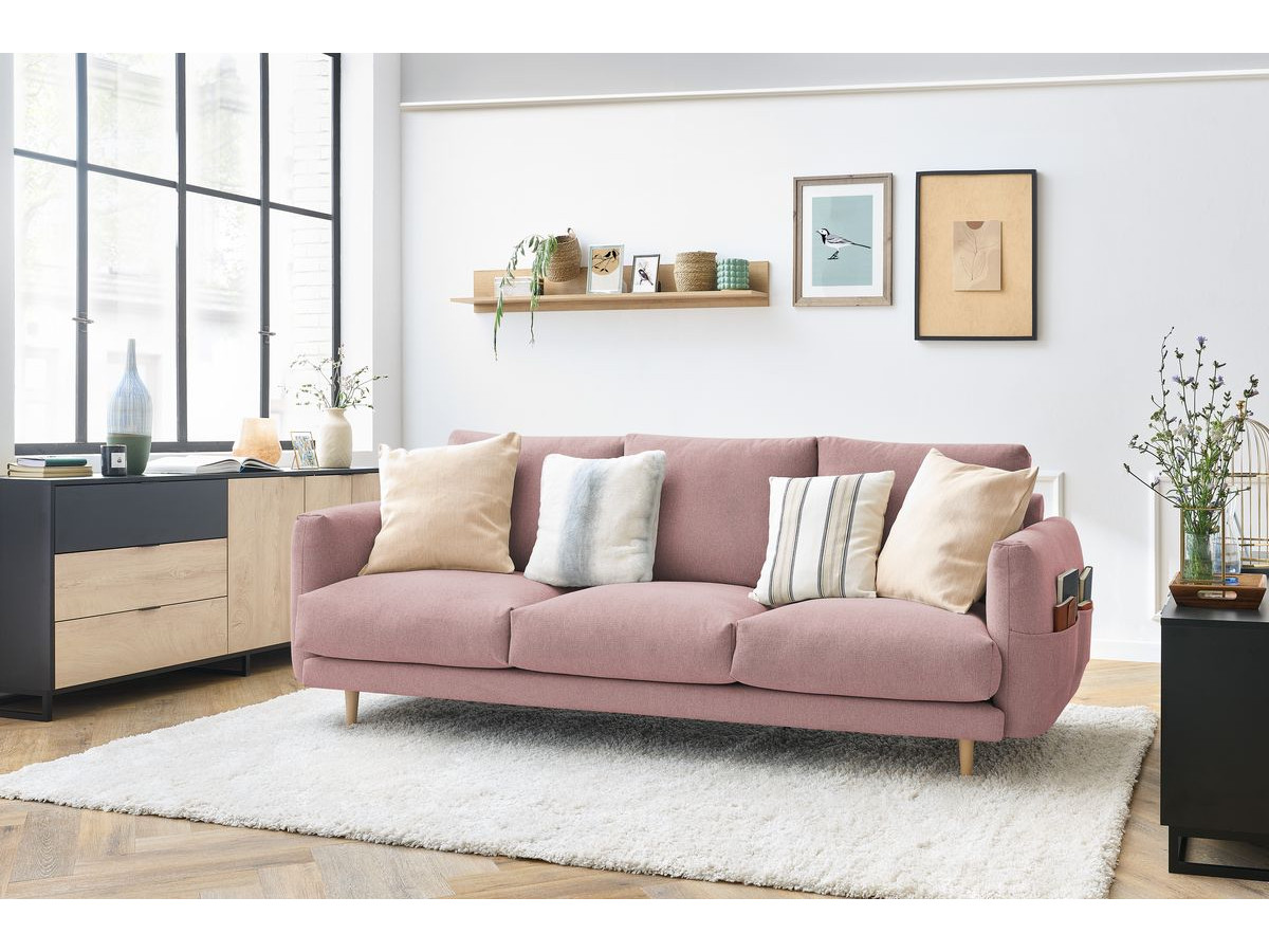 Sofa prosta stała 4-osobowa ZEBULON