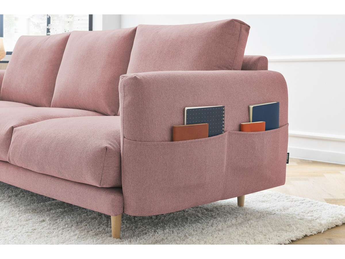 Sofa prosta stała 4-osobowa ZEBULON