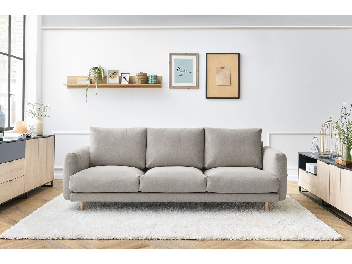 Sofa prosta stała 4-osobowa ZEBULON