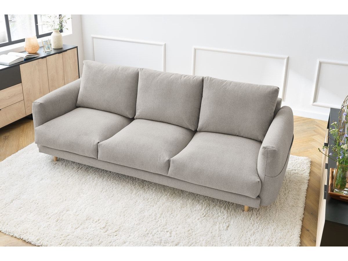 Sofa prosta stała 4-osobowa ZEBULON