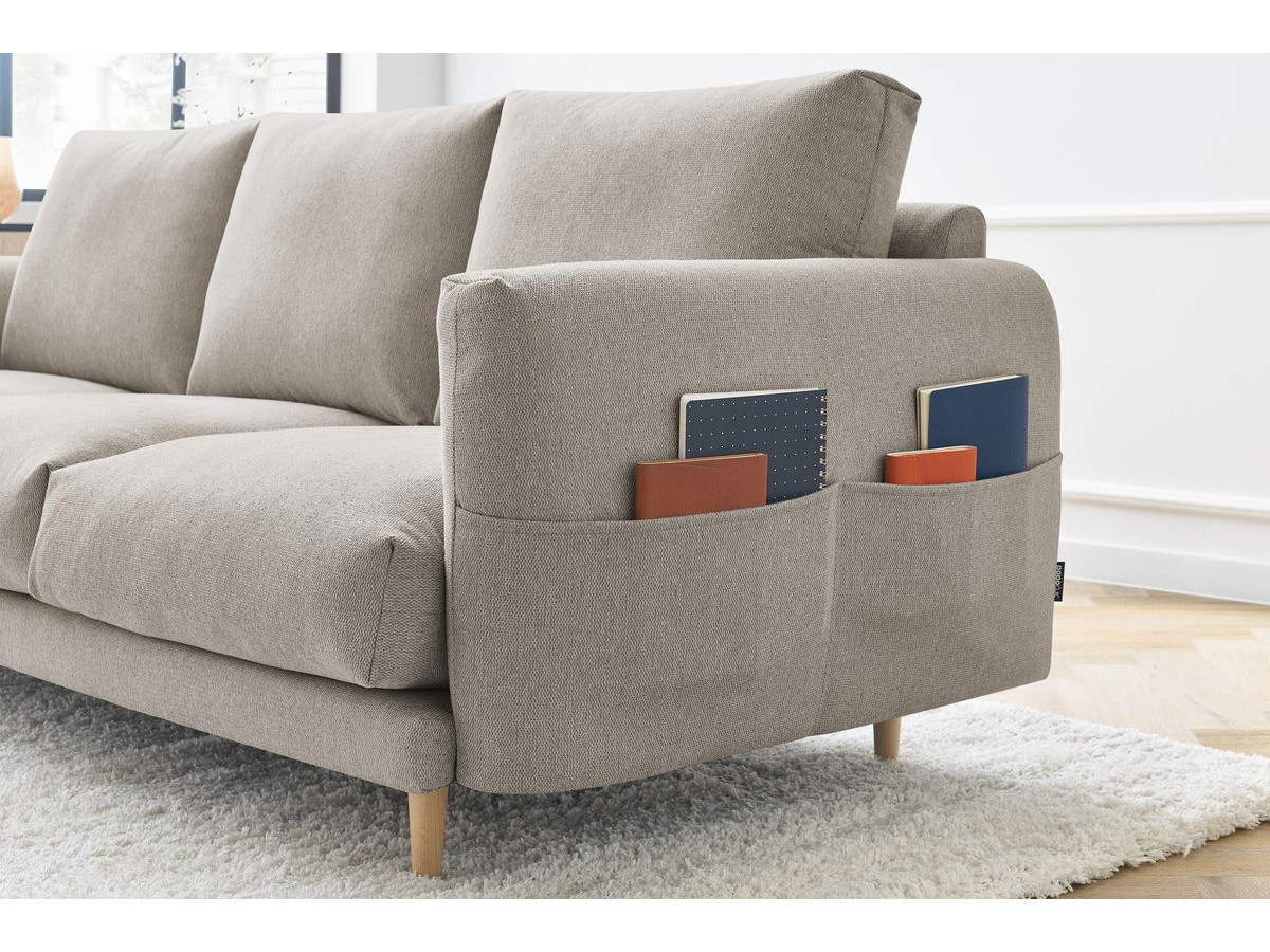 Sofa prosta stała 4-osobowa ZEBULON
