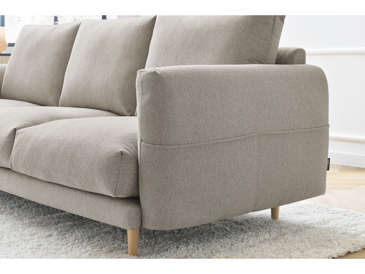 Sofa prosta stała 4-osobowa ZEBULON