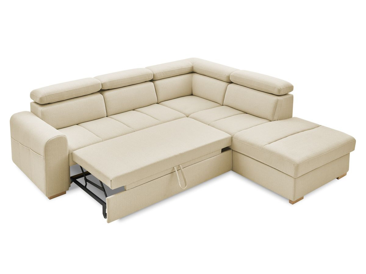 Canapé d'angle convertible coffre ARMAND