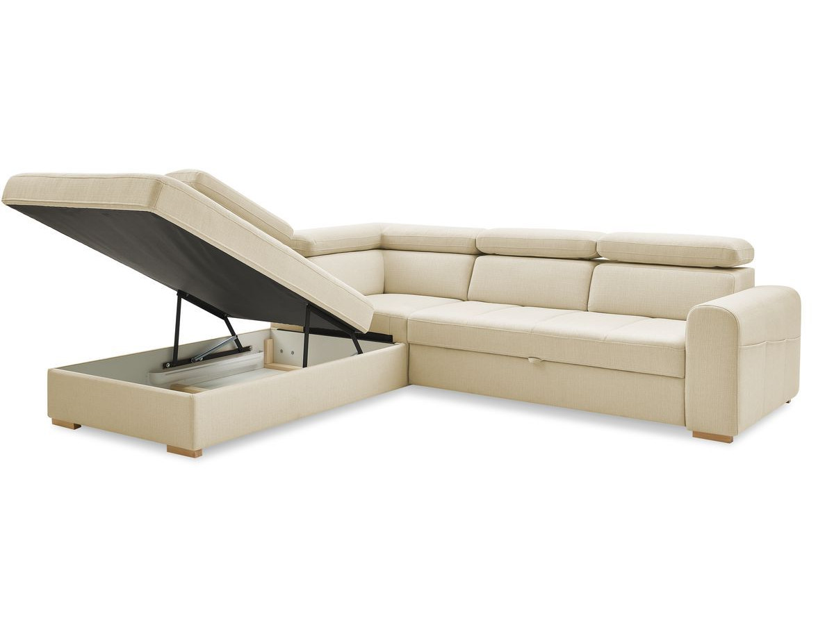 Canapé d'angle convertible coffre ARMAND
