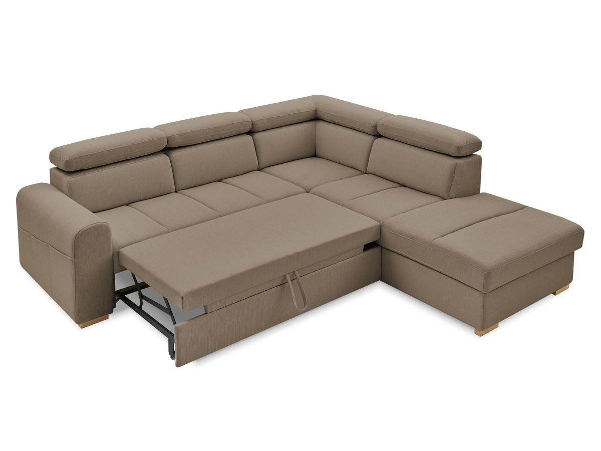 Canapé d'angle convertible coffre ARMAND