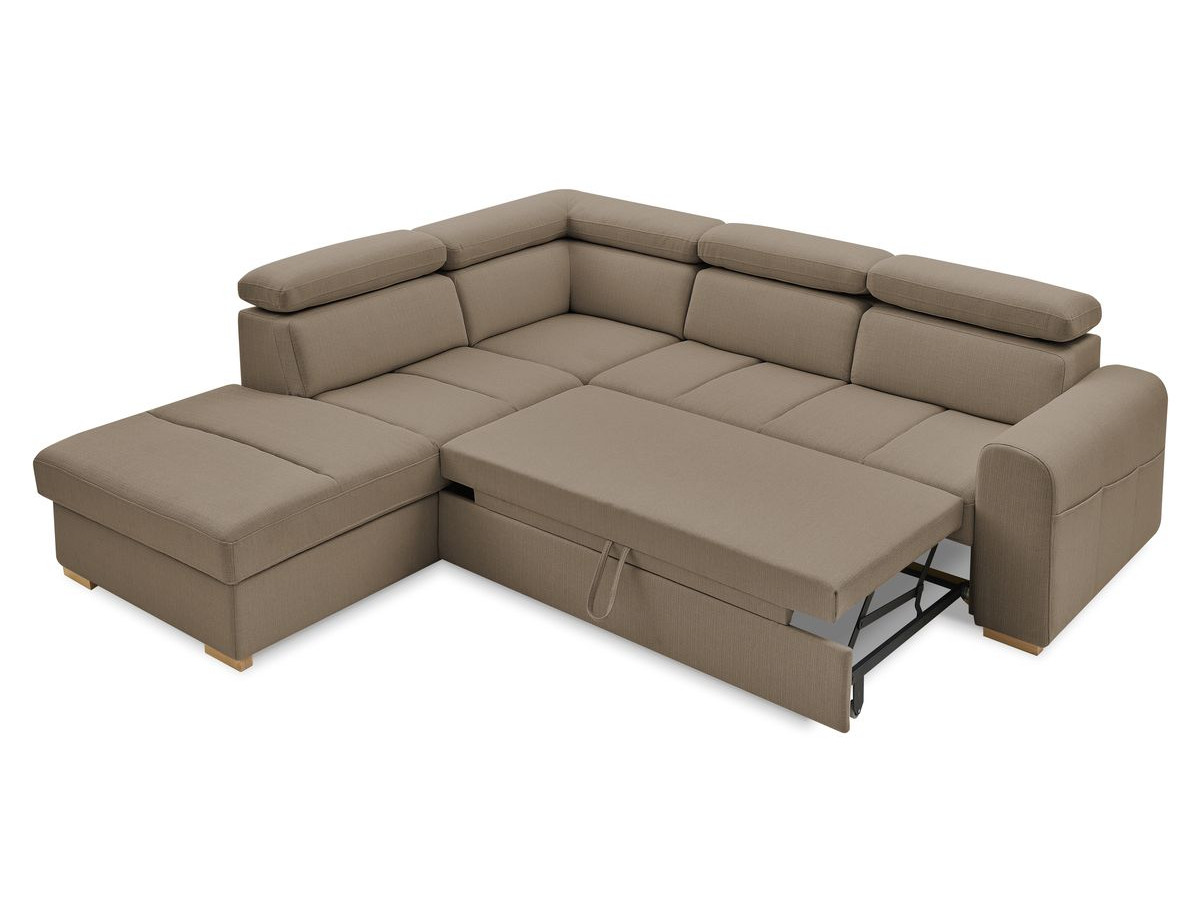 Canapé d'angle convertible coffre ARMAND