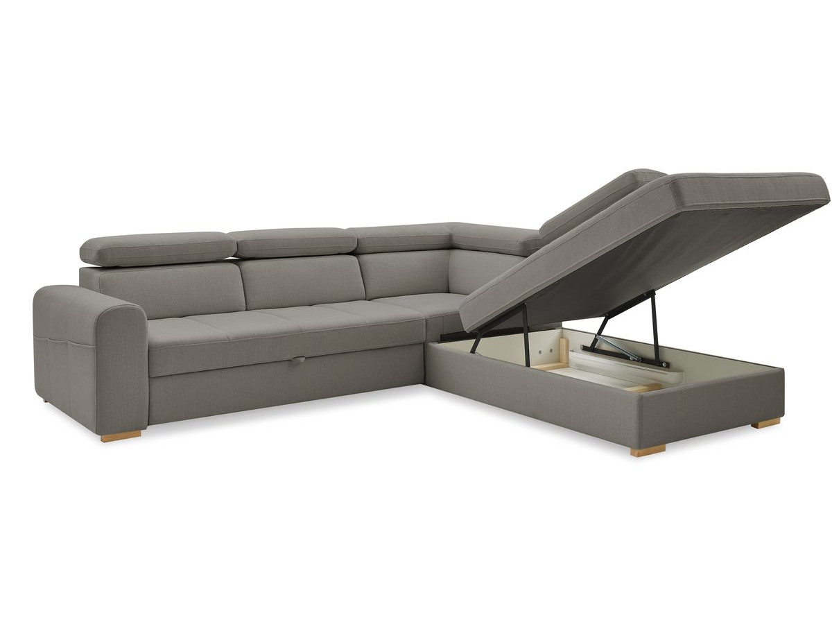 Canapé d'angle convertible coffre ARMAND