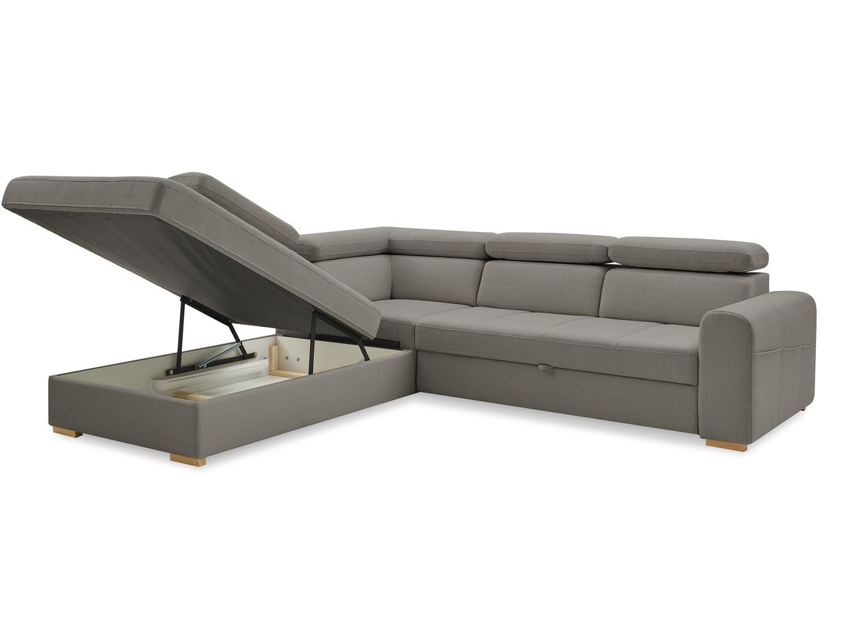 Canapé d'angle convertible coffre ARMAND