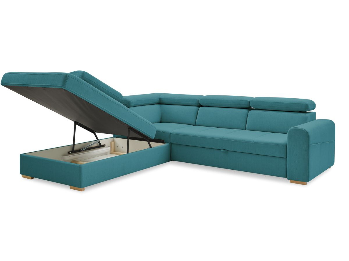 Canapé d'angle convertible coffre ARMAND