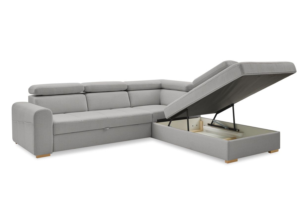 Canapé d'angle convertible coffre ARMAND