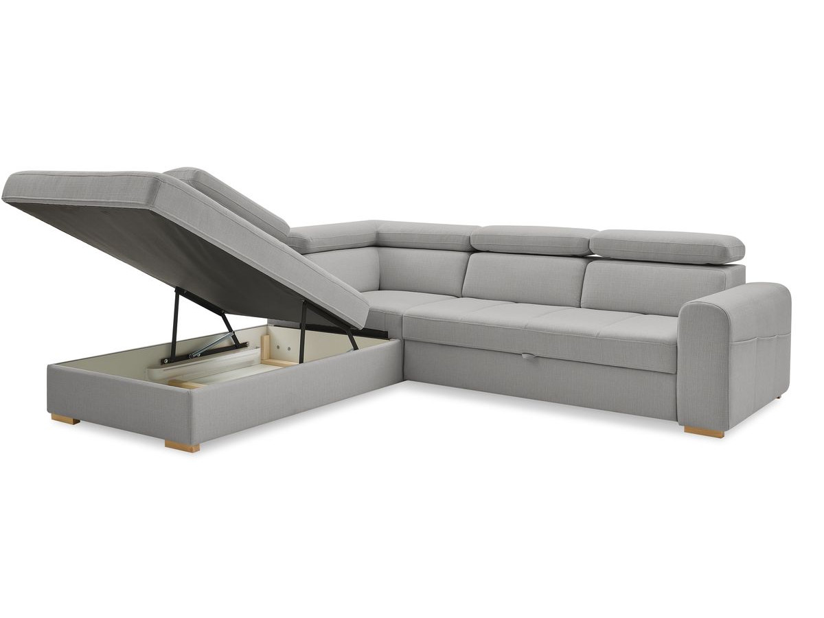 Canapé d'angle convertible coffre ARMAND