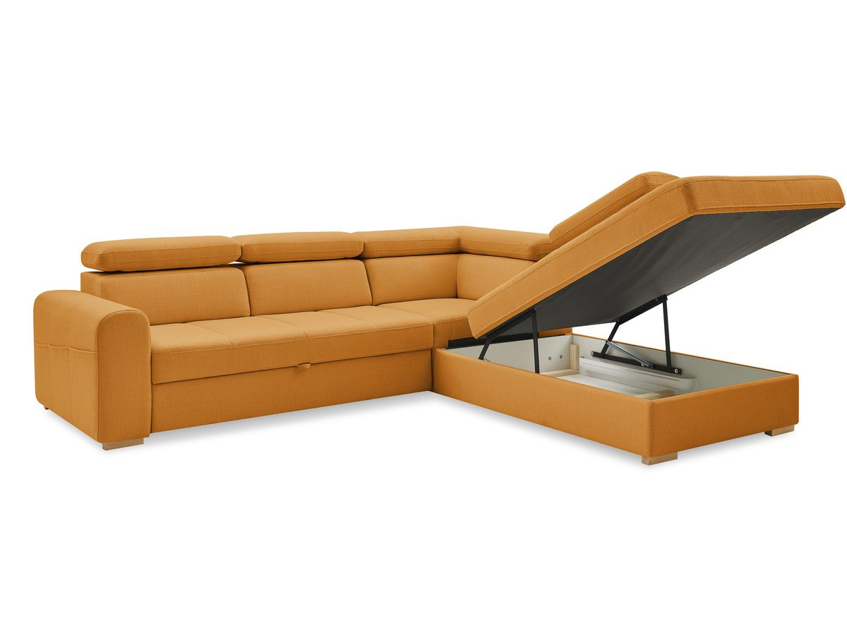Canapé d'angle convertible coffre ARMAND