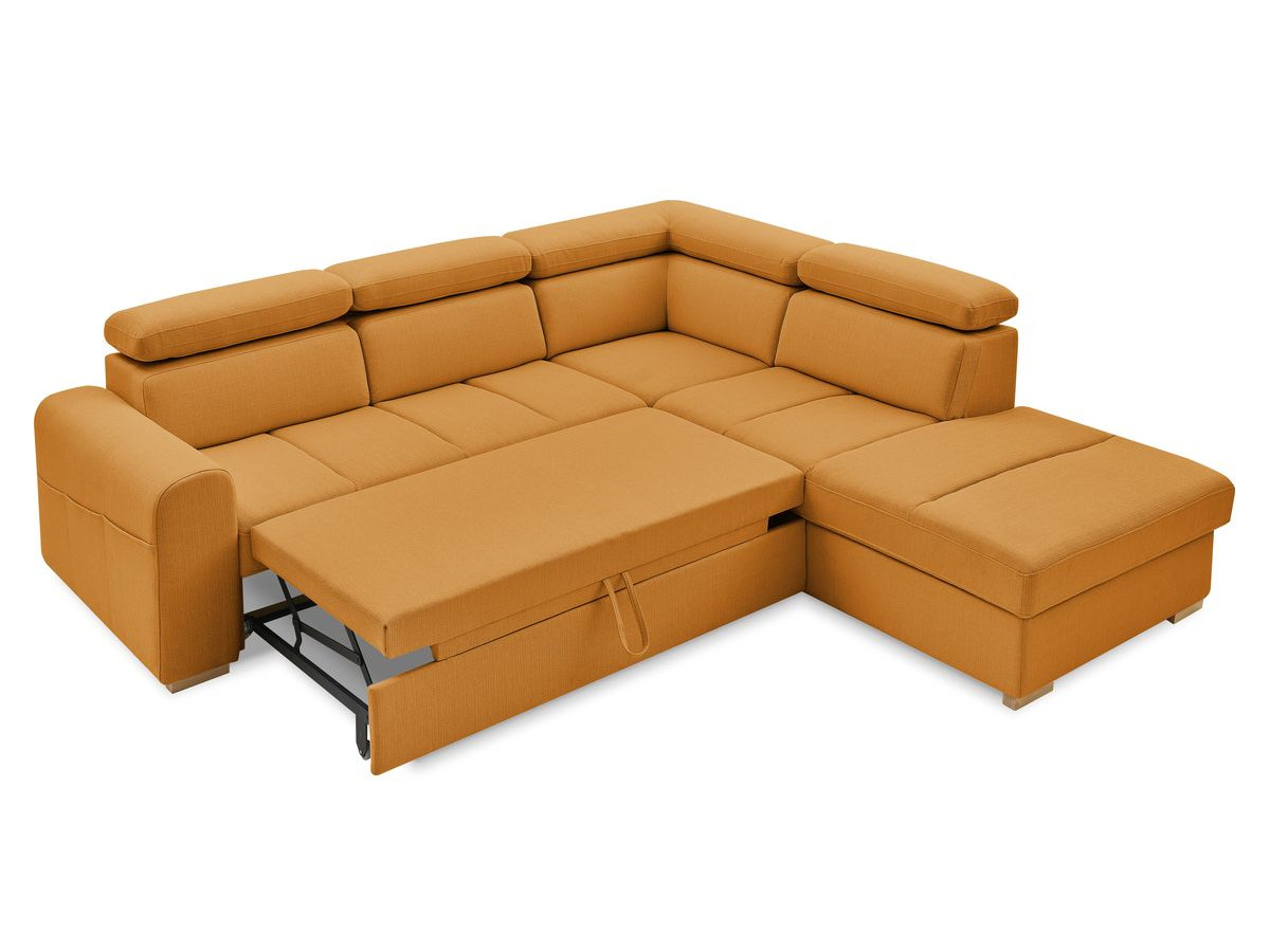 Canapé d'angle convertible coffre ARMAND