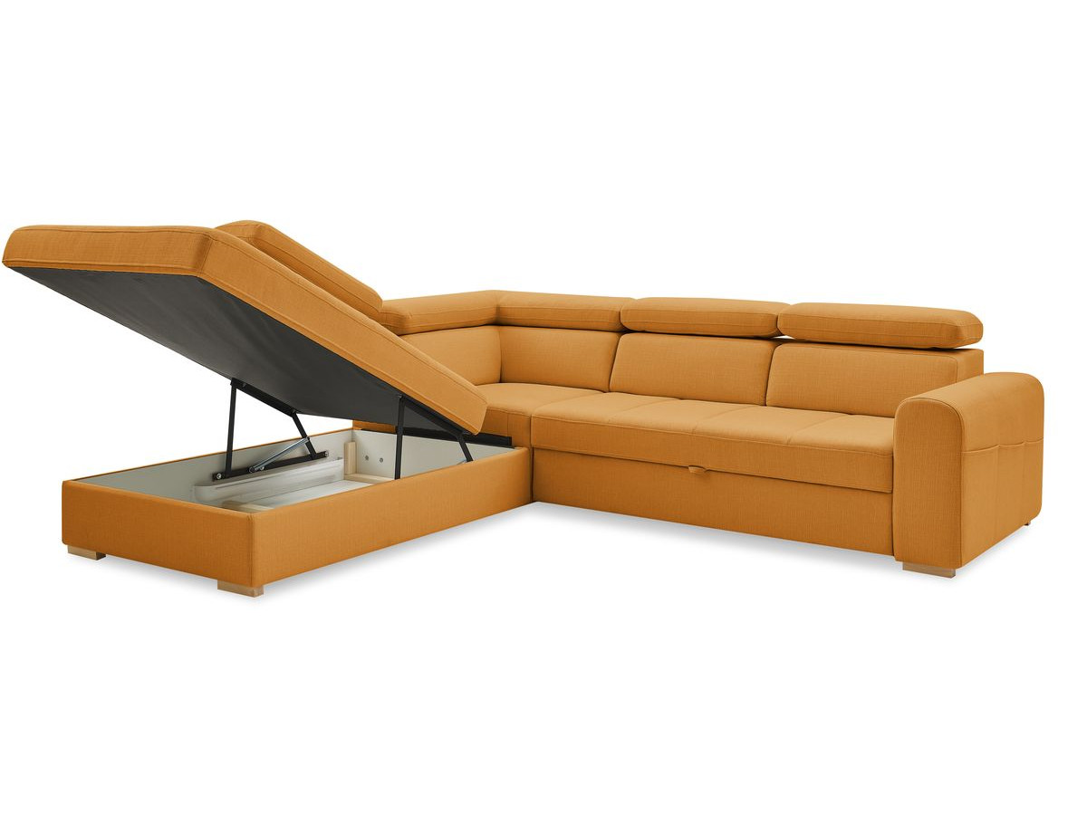 Canapé d'angle convertible coffre ARMAND