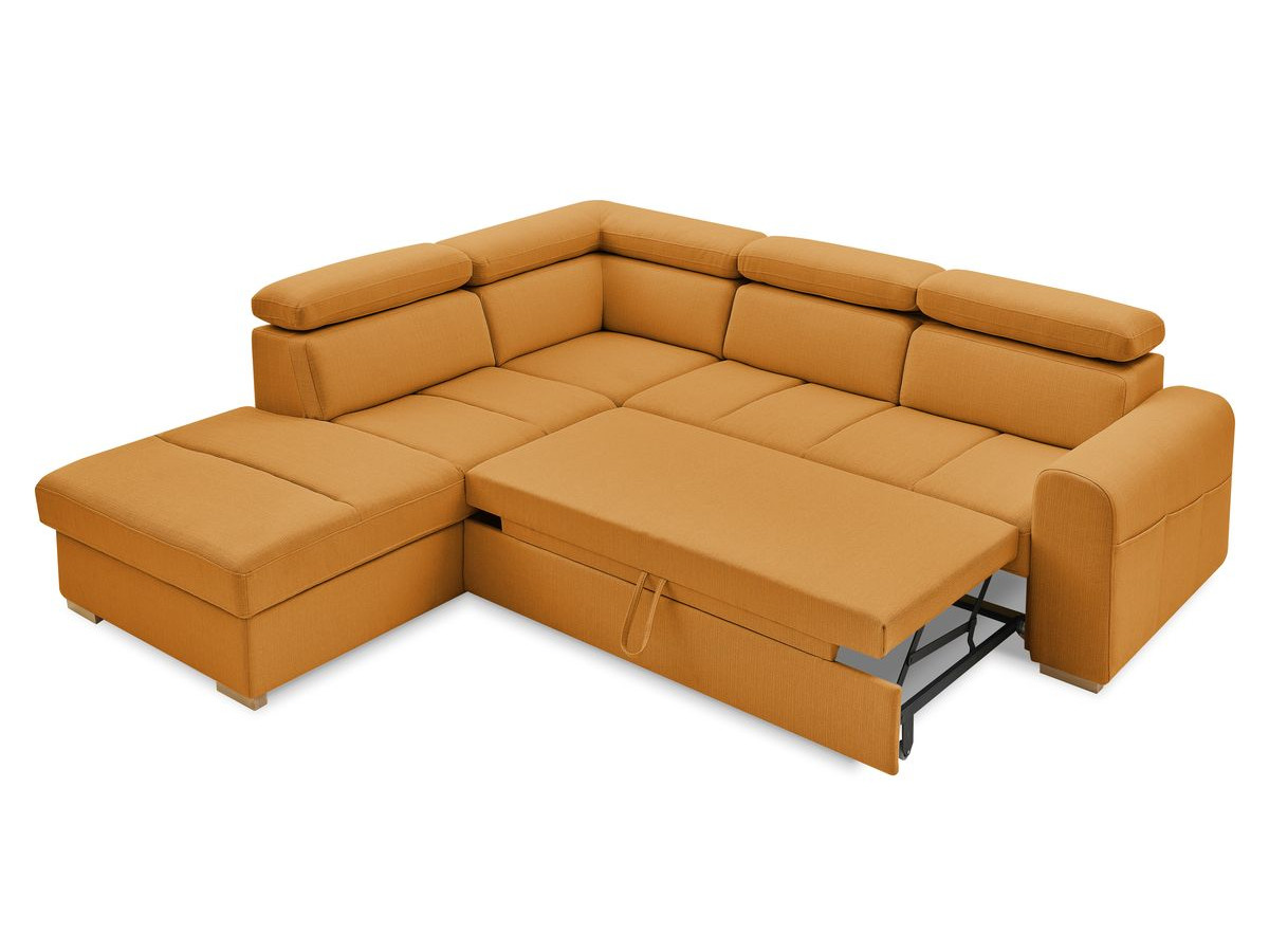 Canapé d'angle convertible coffre ARMAND